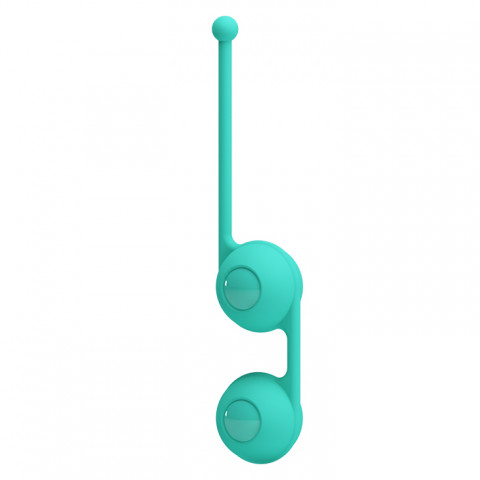 Шарики вагинальные Kegel Tighten Up III на плотной силиконовой сцепке от Baile, 3.5 см