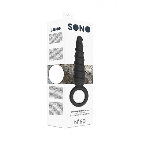 Анальный стимулятор SONO №60 BLACK 17, 5 см