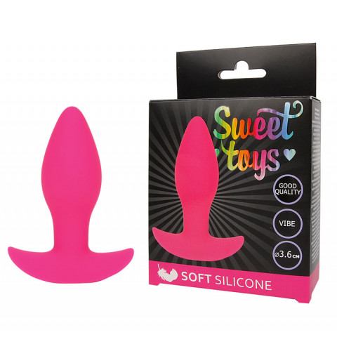 Анальная втулка с вибрацией Sweet Toys 8.5 см