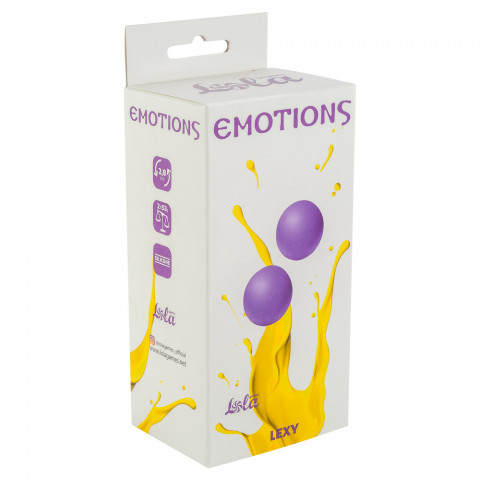 Вагинальные шарики без сцепки Emotions Lexy Medium, 2,8 см