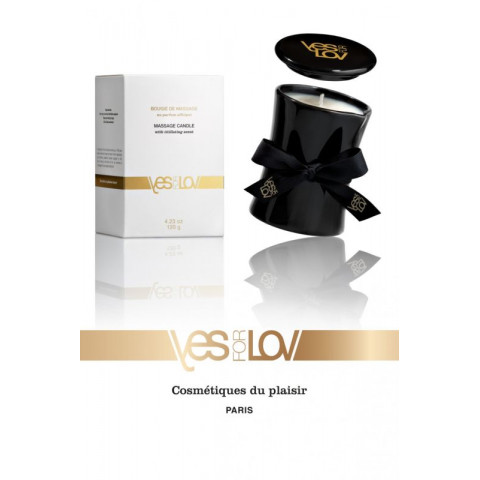Массажное масло-свеча YESforLOV Massage Candle With The Titillating Scent, 120 мл