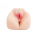 Реалистичный маструбатор-вагина и анус с вибрацией Baile Passionate Pussy & Ass, 18 см