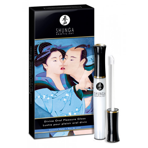 Блеск для губ с возбуждающим эффектом Divine Oral Pleasure Gloss - Shunga Блеск для губ с возбуждающим эффектом Divine Oral Pleasure Gloss - Shunga