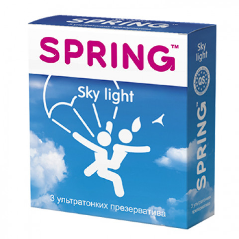 Презервативы Spring Sky Light, 3 шт./уп. (ульра-тонкие)