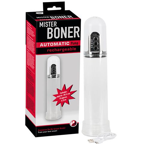 Помпа для пениса автоматическая Mister Boner от компании You 2 Toys, 32 см.