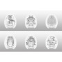 Набор стимуляторов Tenga Egg - II, 6 шт