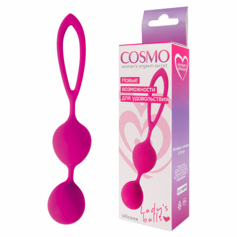 Вагинальные шарики Cosmo, 3 см Вагинальные шарики Cosmo, 3 см
