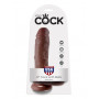 Фаллоимитатор реалистик с мошонкой на присоске PipeDream King Cock, 15.5 см