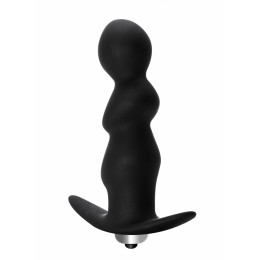 Фигурная анальная вибропробка Spiral Anal Plug - 12 см.