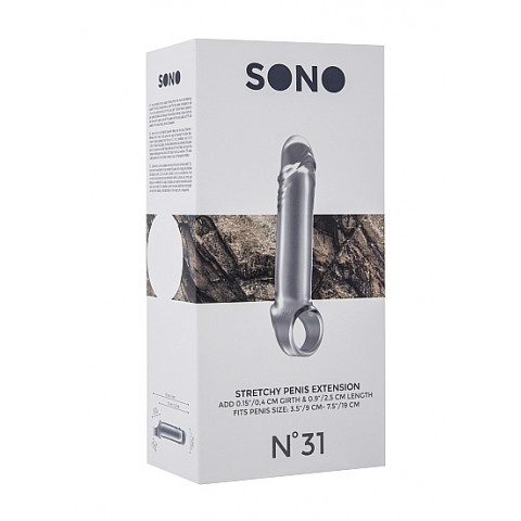 Насадка Stretchy Penis Extension Transparent No.31 SH-SON031TRA