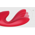 Греющийся вибратор для клитора и точки G - Sensevibe Warm - 16 см, красный Греющийся вибратор для клитора и точки G - Sensevibe Warm - 16 см, красный