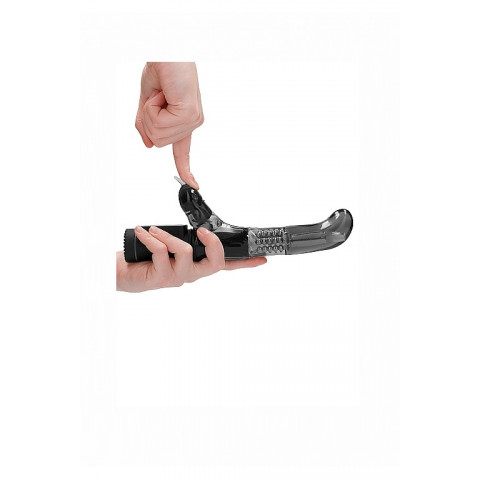 Вибратор-кролик с вращением Shots Toys Rotating Dolphin, 23х3 см