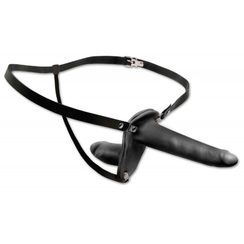 Страпон с вагинальной пробкой Double Penetrix Strap-on от Pipedream, 15 см Страпон с вагинальной пробкой Double Penetrix Strap-on от Pipedream, 15 см