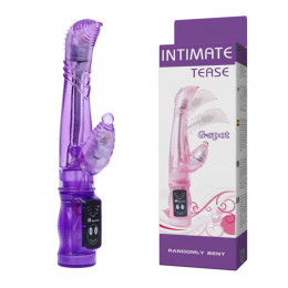 Вибромассажер с гибким стержнем со стимулятором клитора Intimate Tease, 22 см