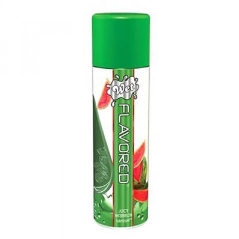 Оральный лубрикант со вкусом арбуза Wet Flavored Juicy Watermelon, 102 мл.