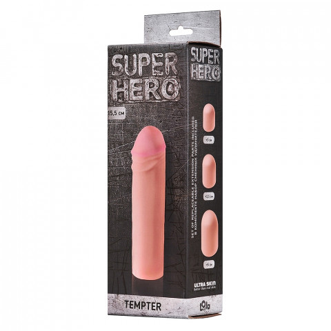 Фаллоудлинитель Super Hero Tempter - 16 см Фаллоудлинитель Super Hero Tempter - 16 см