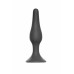 Анальная пробка Slim Anal Plug Large Black 12.5 см