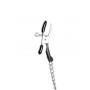 Зажимы для сосков на цепи PipeDream Alligator Nipple Clamps, 26см, (серебристый)