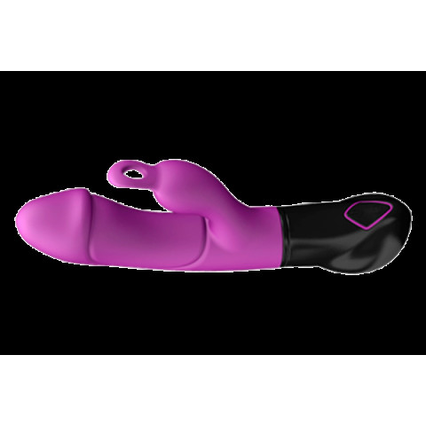 Вибратор с клиторальным отростком Adrien Lastic Ares - 19,8 см.