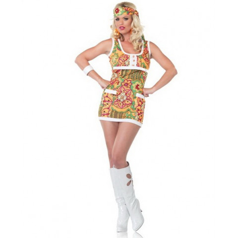 Костюм Хиппи "Far Out Hippie" Leg Avenue Костюм Хиппи "Far Out Hippie" Leg Avenue