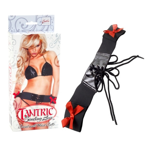 Корсет Tantric Binding Love Corset with Wrist Cuffs - California Exotic Novelties