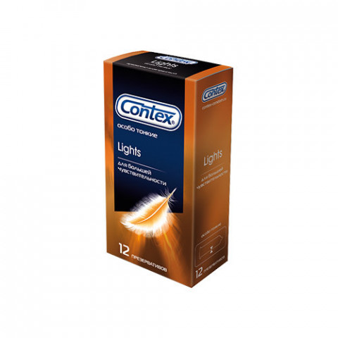 Презервативы для супер-чувствительности Contex Lights, 12 шт. Презервативы для супер-чувствительности Contex Lights, 12 шт.