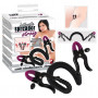 Зажимы для половых губ с эрекционным кольцом Intimate Spreader - Orion