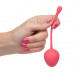 Набор необычных одинарных вагинальных шариков в виде клубники Kegel Training Set Strawberry 3,75 см
