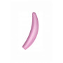 Satisfyer Curvy 3+ - вакуумно-волновой вибростимулятор с возможностью управления через приложение, 15х5 см