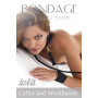 Ошейник с наручниками Bondage Collection Collar and Wristbands