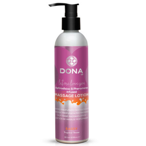 Лосьон для массажа Dona Massage Lotion Sassy Aroma: Tropical Tease, 235 мл
