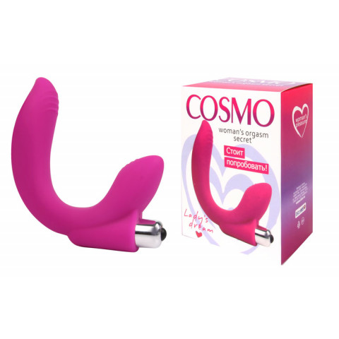 Вибратор двойного действия Cosmo 19 см.