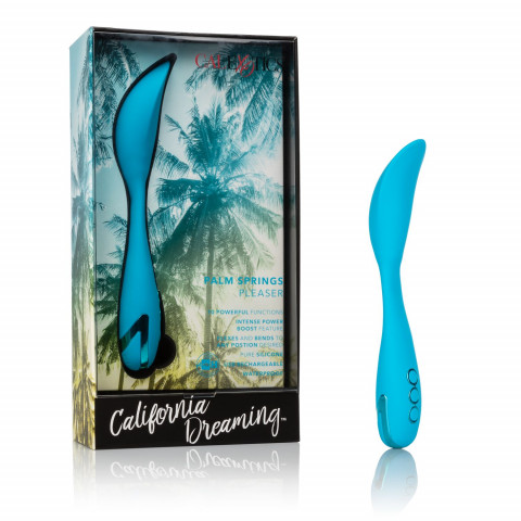 Оригинальный вибромасссажер California Dreaming - Palm Springs Pleaser с функцией Power Boost 15,25 см Оригинальный вибромасссажер California Dreaming - Palm Springs Pleaser с функцией Power Boost 15,25 см