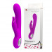 Вибромассажер с клиторальным отростком PrettyLove Hot Rabbit, 19 см