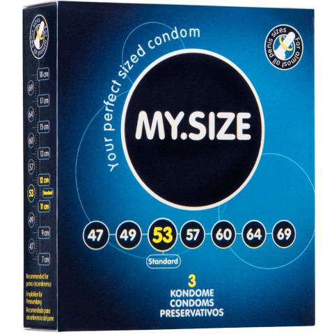 Презервативы My Size 5.3 см - 3 шт