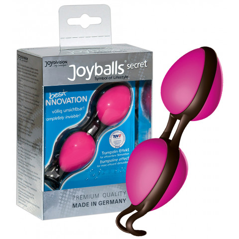 Вагинальные шарики со смещенным центром тяжести Joyballs secret, 3.7 см.