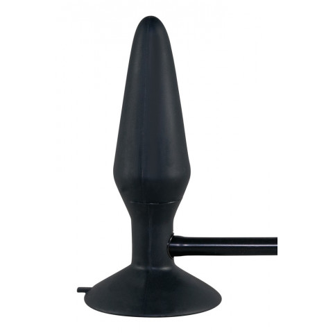 Втулка анальная с грушей Silikon Pump Plug, 15 см