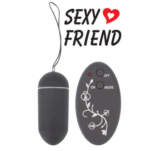 Виброяйцо с дистанционным управлением от Sexy Friend, 7.9 см