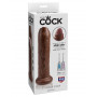 Фаллоимитатор на присоске King Cock 7 Uncut Cock от Pipedream, 19 см