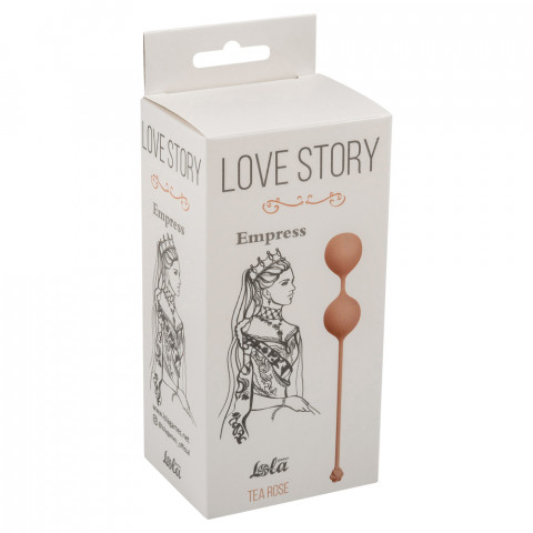 Вагинальные шарики Empress Tea Rose от Lola Toys Love Story, 2,8 см Вагинальные шарики Empress Tea Rose от Lola Toys Love Story, 2,8 см