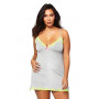 Leg Avenue - Plussize Flirty Jersey Nightie - сорочка (XL-XXL)