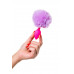 Toyfa Sweet bunny - анальная пробка с хвостиком, 13х2.8 см