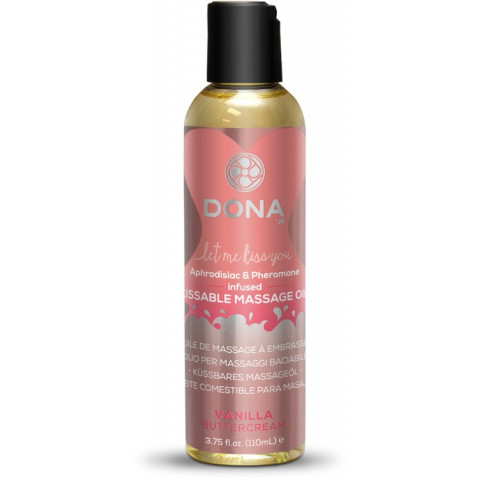 Вкусовое массажное масло Dona Kissable Massage Oil, 110 мл