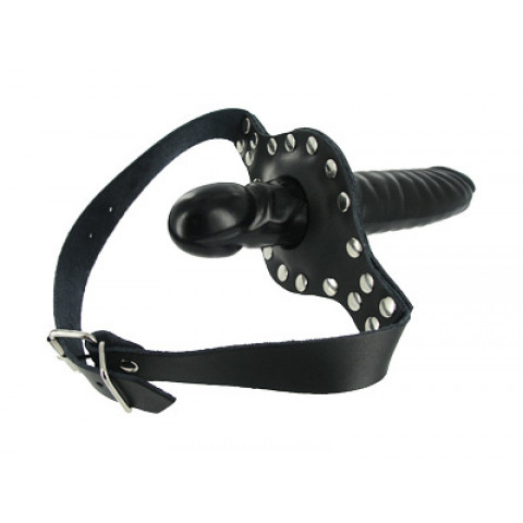 Кляп со страпоном Ride Me Mouth, 12 см - Strict Leather