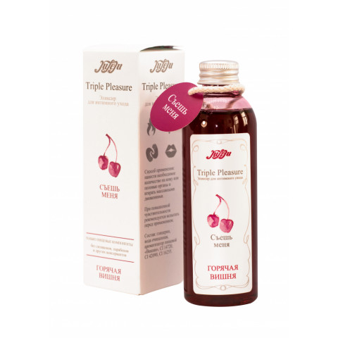 Эликсир для интимного ухода Triple Pleasure Горячая вишня, 130 гр.