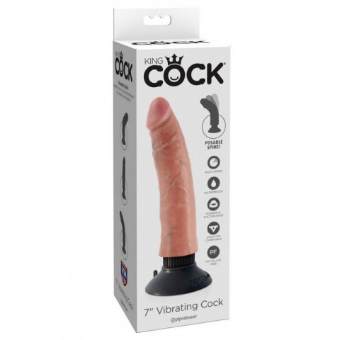 Вибромассажер Vibrating Cock Flesh, 19 см