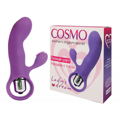 Вибратор-кролик от Cosmo, 7,5 см