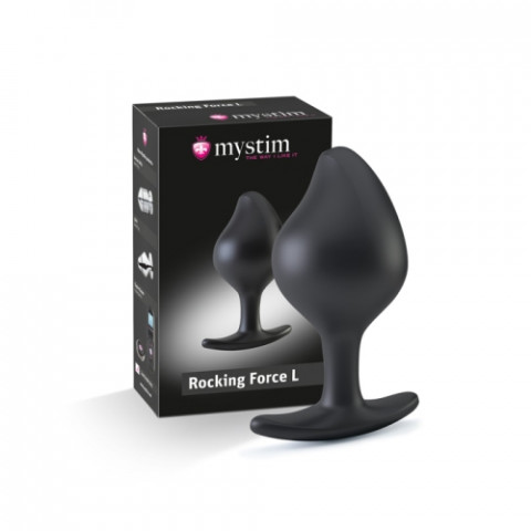 Анальная втулка с электростимуляцией Mystim - Buttplug Rocking Force L 6,3 см. Анальная втулка с электростимуляцией Mystim - Buttplug Rocking Force L 6,3 см.