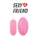 Виброяйцо с дистанционным управлением от Sexy Friend, 7.9 см