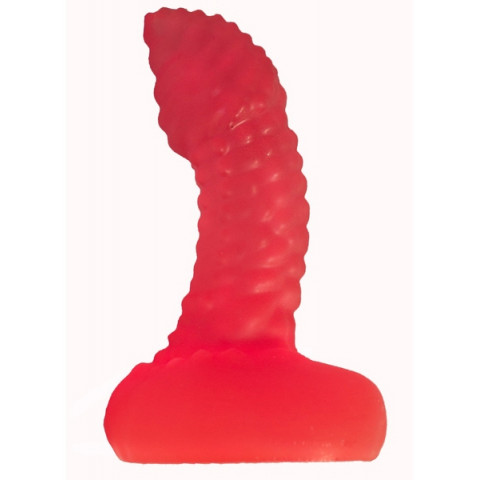 Анальный фаллос с ребристой поверхностью от Lovetoy, 11 см